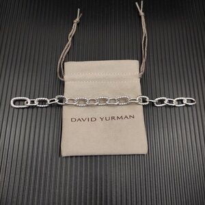 David Yurman Silver Men's Chain Bag